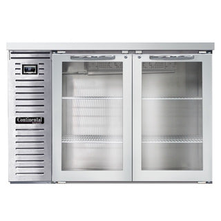 Continental Refrigerator Stainless Steel Bar Refrigerator, 115V - 13 cu. ft.