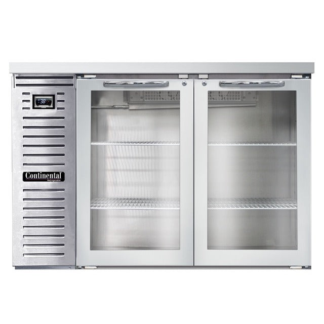 Continental Refrigerator Stainless Steel Bar Refrigerator, 115V - 16 cu. ft.
