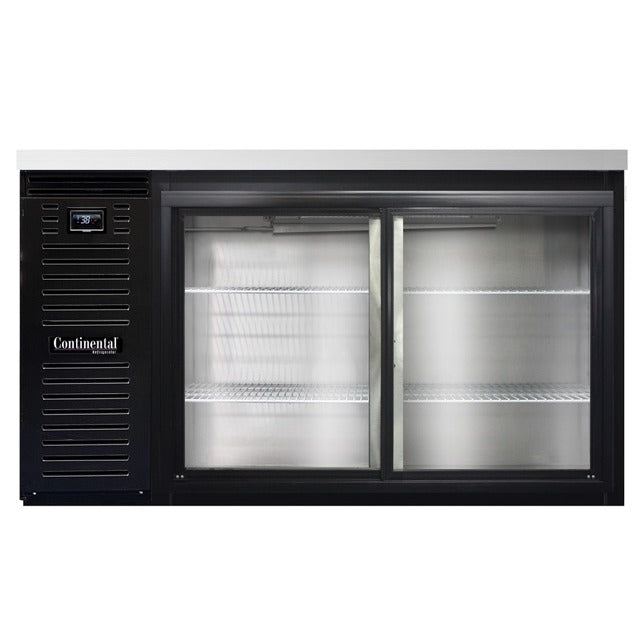 Continental Refrigerator Galvanized Steel Bar Refrigerator, 34 3/4" High, 115V - 22 cu. ft.