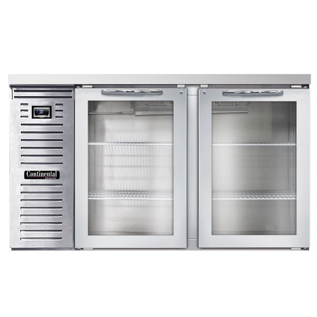 Continental Refrigerator Stainless Steel Bar Refrigerator, 115V - 22 cu. ft.