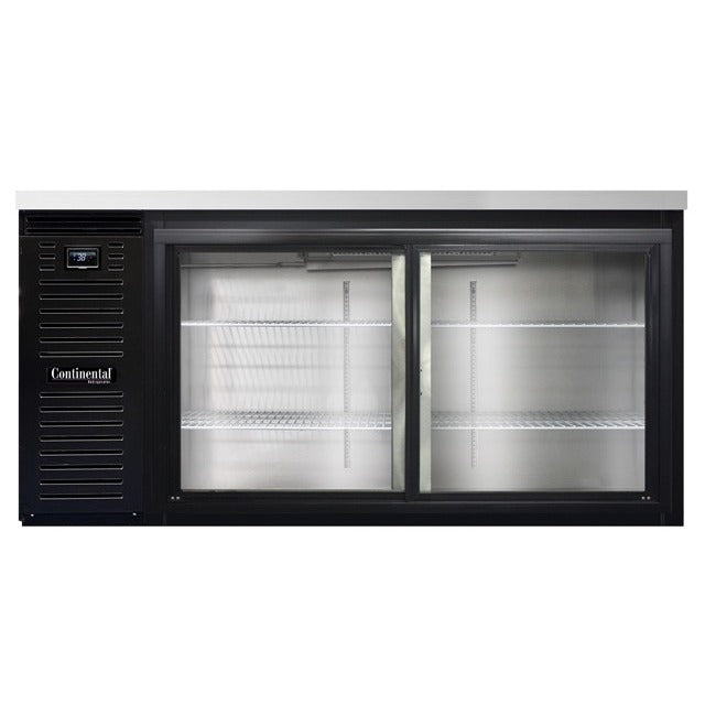 Continental Refrigerator Galvanized Steel Bar Refrigerator, 34 3/4" High, 115V - 26 cu. ft.
