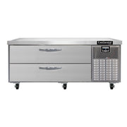 Continental Refrigerator Chef Base, 60" Wide, 115V - 1/6 Size Food Pans 1/6 Size Food Pans 12.7 cu. ft. Half Size Food Pans Half Size Food Pans lb. lb.