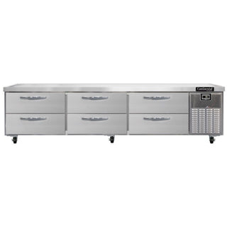 Continental Refrigerator D108GN Chef Base, 108" Wide, 115V - Default Title