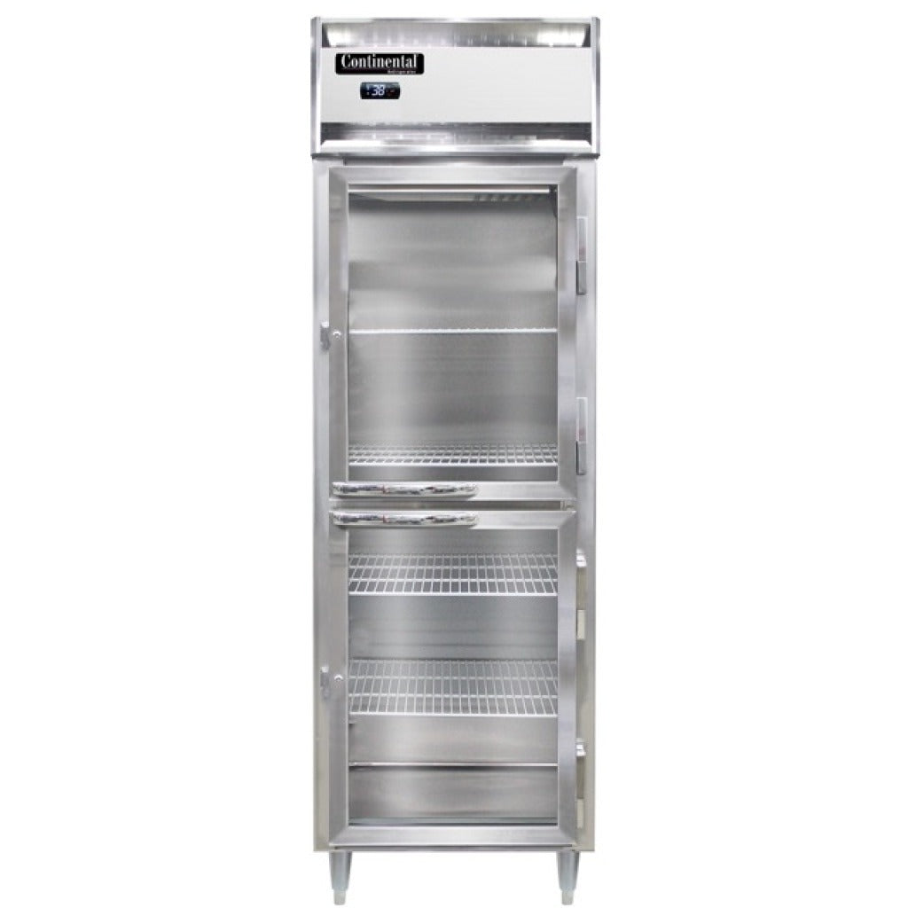 Continental Refrigerator Reach-In Refrigerator, 21 cu. ft., 115V - 2 Doors
