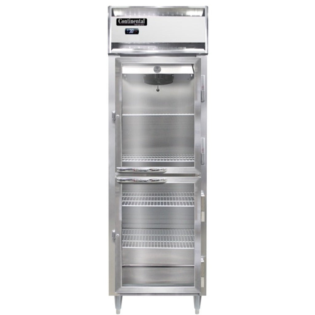 Continental Refrigerator Reach-In Refrigerator, 16 cu. ft., 115V - 2 Doors