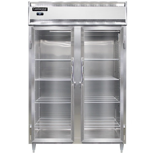 Continental Refrigerator Reach-In Refrigerator, 50 cu. ft., 115V - 2 Doors