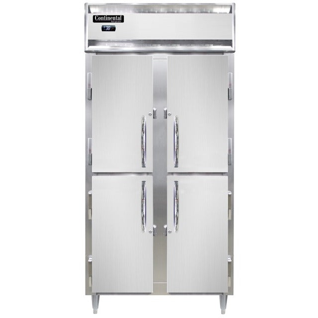 Continental Refrigerator Reach-In Refrigerator, 24 cu. ft., 115V - 8 Doors