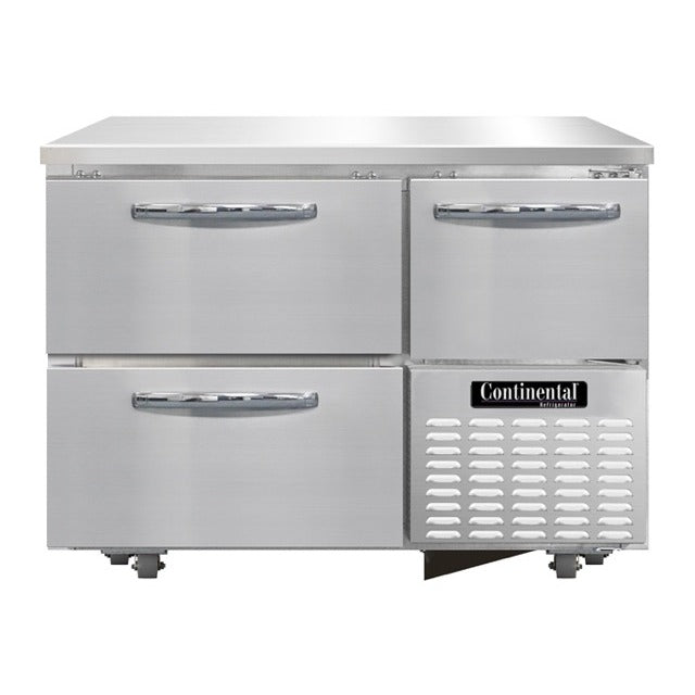 Continental Refrigerator FA43N Worktop Freezer, 12 cu. ft., 115V - 2 Doors