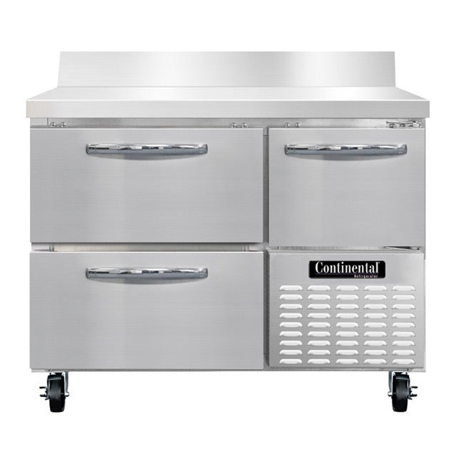 Continental Refrigerator FA43NBS Worktop Freezer, 12 cu. ft., 115V - 2 Doors