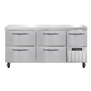 Continental Refrigerator FA68N-D Undercounter Freezer, 22 cu. ft., 115V - Default Title