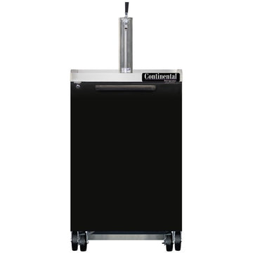 Continental Refrigerator Beer Dispenser, 8 cu. ft., 115V - Black