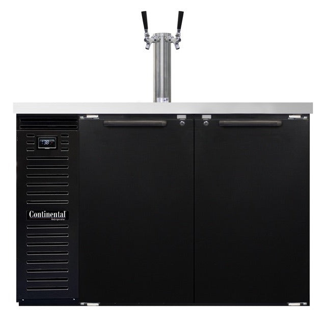 Continental Refrigerator Beer Dispenser, 50" Wide, 115V - 16 cu. ft.