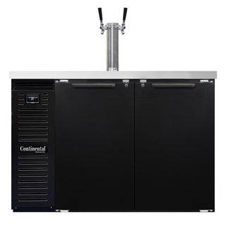 Continental Refrigerator Beer Dispenser, 50" Wide, 115V - 16 cu. ft.