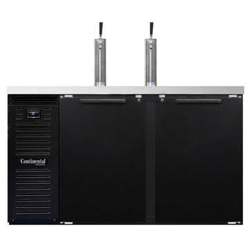 Continental Refrigerator Beer Dispenser, 59" Wide, 115V - 15 cu. ft.