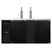 Continental Refrigerator KC69S-N Beer Dispenser, 18 cu. ft., 115V - Black
