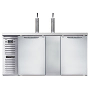 Continental Refrigerator KC69S-N Beer Dispenser, 18 cu. ft., 115V - Stainless Steel