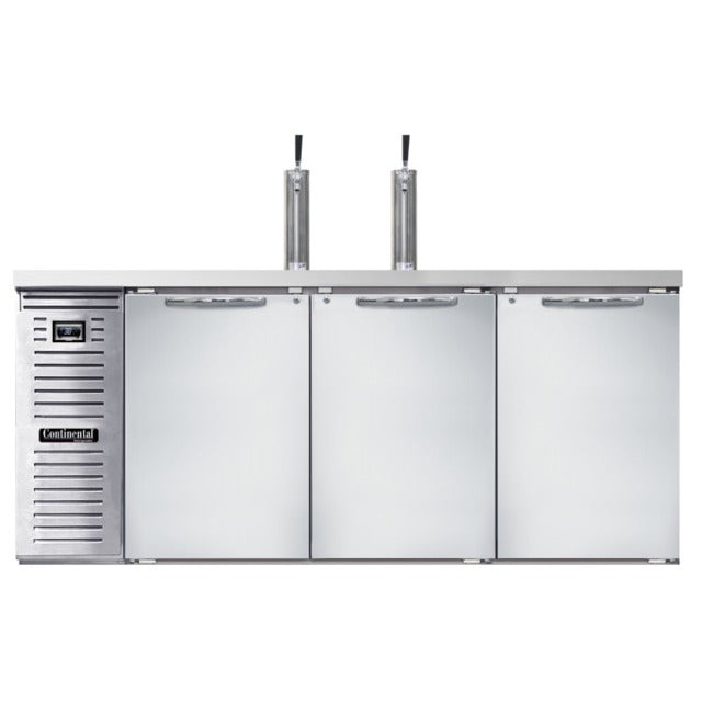 Continental Refrigerator Beer Dispenser, 79" Wide, 115V - 22 cu. ft.