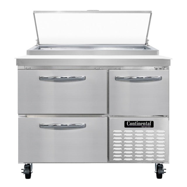 Continental Refrigerator PA43N Pizza Prep Table, 12 cu. ft., 115V - Default Title