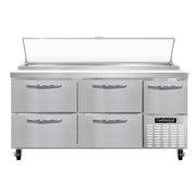 Continental Refrigerator PA68N-D Pizza Prep Table, 22 cu. ft., 115V - Default Title
