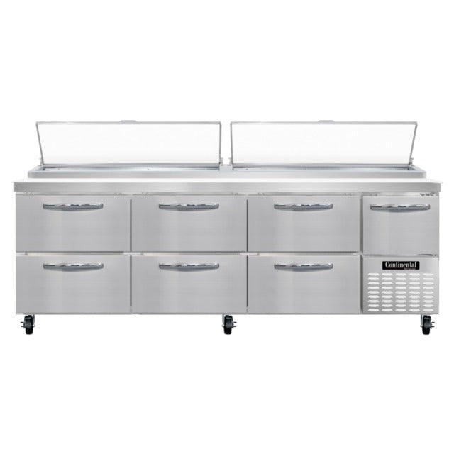 Continental Refrigerator PA93N Pizza Prep Table, 32 cu. ft., 115V - Default Title