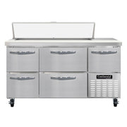 Continental Refrigerator RA60N-12 Sandwich Prep Table, 19 cu. ft., 115V - 2 Shelves