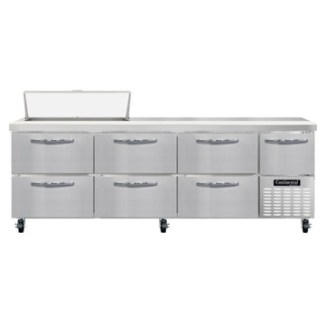 Continental Refrigerator RA93N-10 Sandwich Prep Table, 32 cu. ft., 115V - 1 Door
