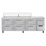 Continental Refrigerator RA93N-18 Sandwich Prep Table, 32 cu. ft., 115V - 1 Door