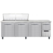 Continental Refrigerator RA93N-24M Sandwich Prep Table, 32 cu. ft., 115V - 4 Doors