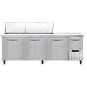 Continental Refrigerator RA93N-27M Sandwich Prep Table, 32 cu. ft., 115V - 4 Doors