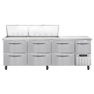 Continental Refrigerator RA93N-27M Sandwich Prep Table, 32 cu. ft., 115V - 1 Door