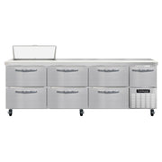 Continental Refrigerator RA93N-8 Sandwich Prep Table, 32 cu. ft., 115V - 1 Door