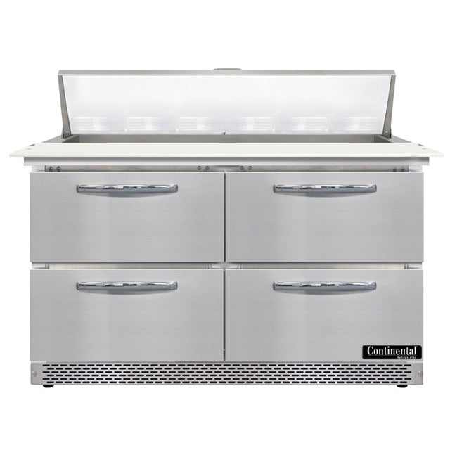 Continental Refrigerator SW48N12C-FB Sandwich Prep Table, 13.4 cu. ft., 115V - 2 Door