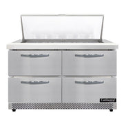 Continental Refrigerator SW48N18M-FB Sandwich Prep Table, 13.4 cu. ft., 115V - 2 Door