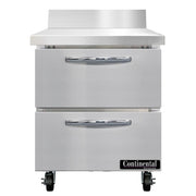 Continental Refrigerator SW27-N-BS-D Worktop Refrigerator, 7.4 cu. ft., 115V - Default Title