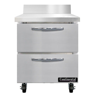Continental Refrigerator SW27-N-BS-D Worktop Refrigerator, 7.4 cu. ft., 115V - Default Title