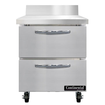 Continental Refrigerator SW27-N-BS-D Worktop Refrigerator, 7.4 cu. ft., 115V - Default Title