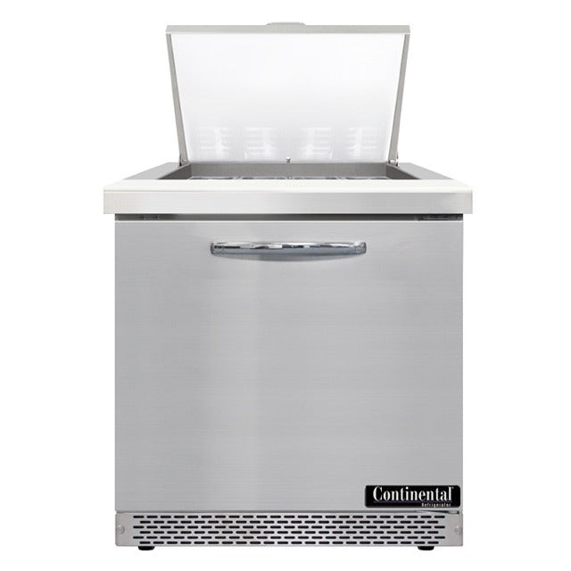 Continental Refrigerator SW32-N-12M-FB Sandwich Prep Table, 9 cu. ft., 115V - 1 Door