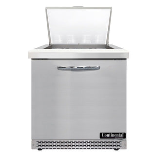 Continental Refrigerator SW32-N-12M-FB Sandwich Prep Table, 9 cu. ft., 115V - 1 Door