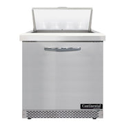 Continental Refrigerator SW32-N-8-FB Sandwich Prep Table, 9 cu. ft., 115V - 1 Door