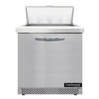 Continental Refrigerator SW32-N-8-FB Sandwich Prep Table, 9 cu. ft., 115V - 1 Door