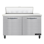 Continental Refrigerator SW48-N-10 Sandwich Prep Table, 13.4 cu. ft., 115V - 2 Door