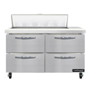Continental Refrigerator SW48-N-10 Sandwich Prep Table, 13.4 cu. ft., 115V - 4 Drawer