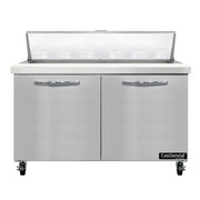 Continental Refrigerator SW48-N-12 Sandwich Prep Table, 13.4 cu. ft., 115V - 2 Door