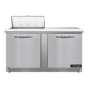 Continental Refrigerator Sandwich Prep Table, 17 cu. ft., 115V - 2 Door