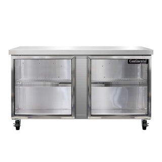 Continental Refrigerator SW60-N-GD Undercounter Refrigerator, 17 cu. ft., 115V - Default Title
