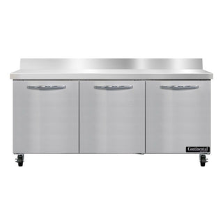Continental Refrigerator SW72-N-BS Worktop Refrigerator, 20.6 cu. ft., 115V - Default Title