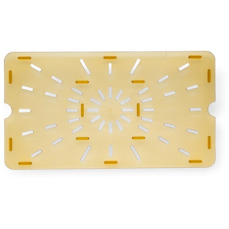 Carlisle High-Heat Plastic Drain Tray, Amber - Full Size