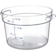 Carlisle Polycarbonate Food Storage Container, Clear - 12 qt.
