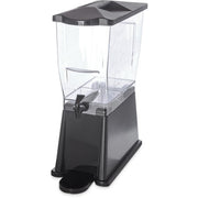 Carlisle Beverage Dispenser, 16 3/8" Long, Black - 3.5 gal.
