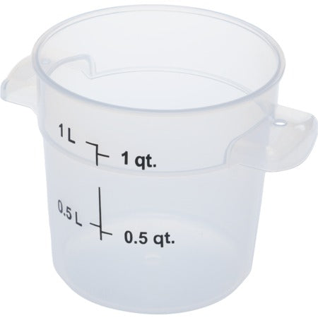 Carlisle Polypropylene Food Storage Container - 1 qt.